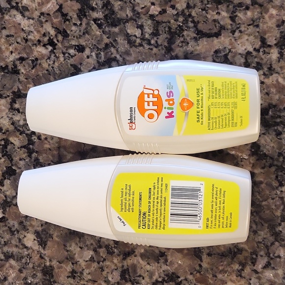 Lot of 2 new OFF KIDS! safe for kids 6 months & up new 4 fl oz 100% Plant Based - Picture 2 of 4